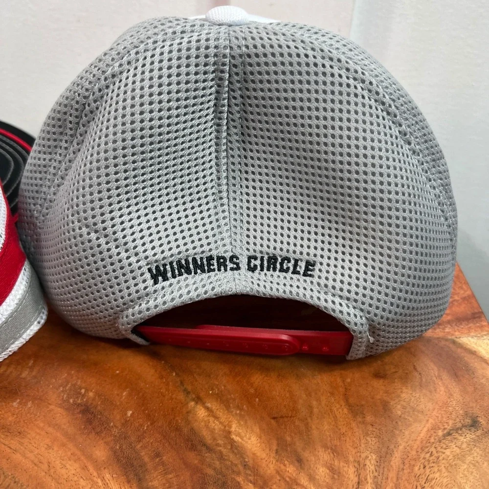 Toyota TRD Trucker Hat Lot 2 Snapback Mesh Racing Caps Black White Red Mens